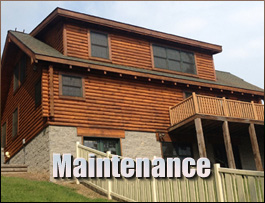  Fletcher, North Carolina Log Home Maintenance